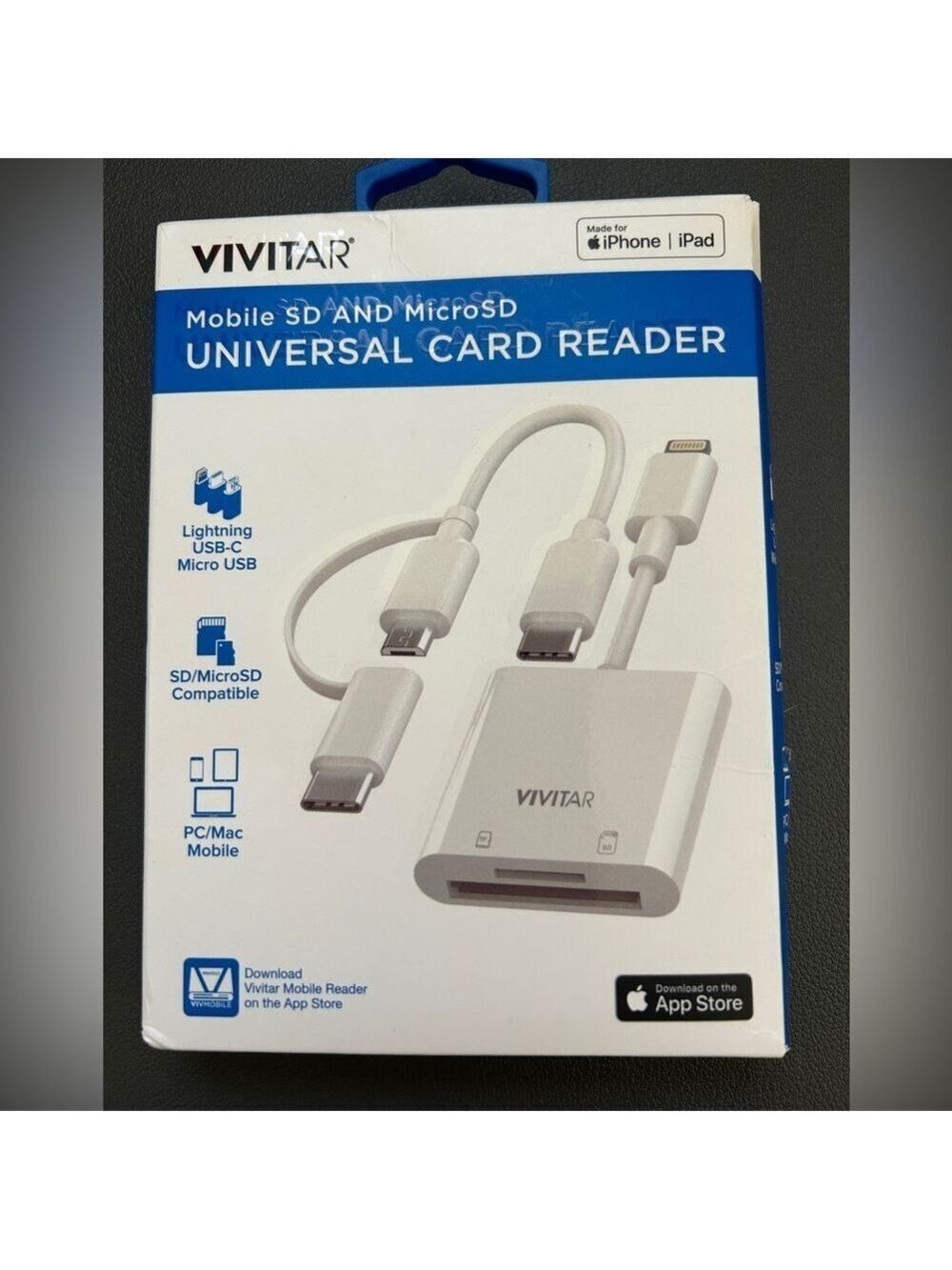 Vivitar Mobile SD and Micro SD Universal Card Reader